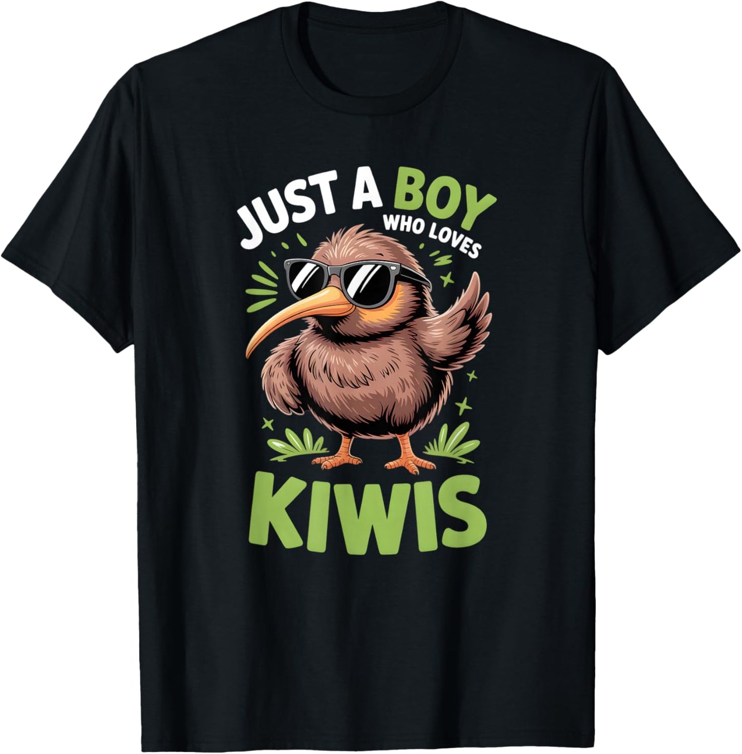 Boys Kiwi T-Shirt - T-Shirt | Black