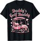 Daddy's Golf Buddy Kids Golfer Dad women girls fathers day T-Shirt - T-Shirt | Black