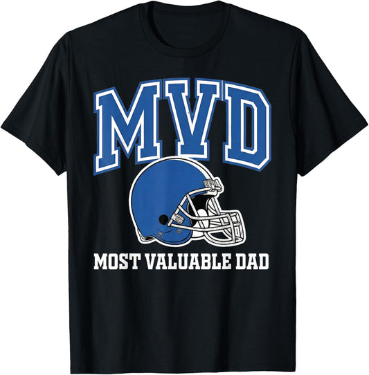 MVD Most Valuable Dad T-Shirt - T-Shirt | Black