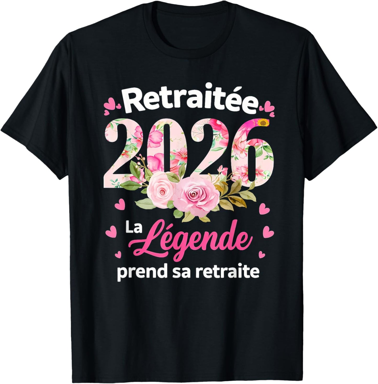 Retirement Retired Woman 2026 The Legend Retires T-Shirt - T-Shirt | Black