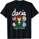 Daria Portrait with Character Bubbles Retro Cartoon T-Shirt - T-Shirt | Black