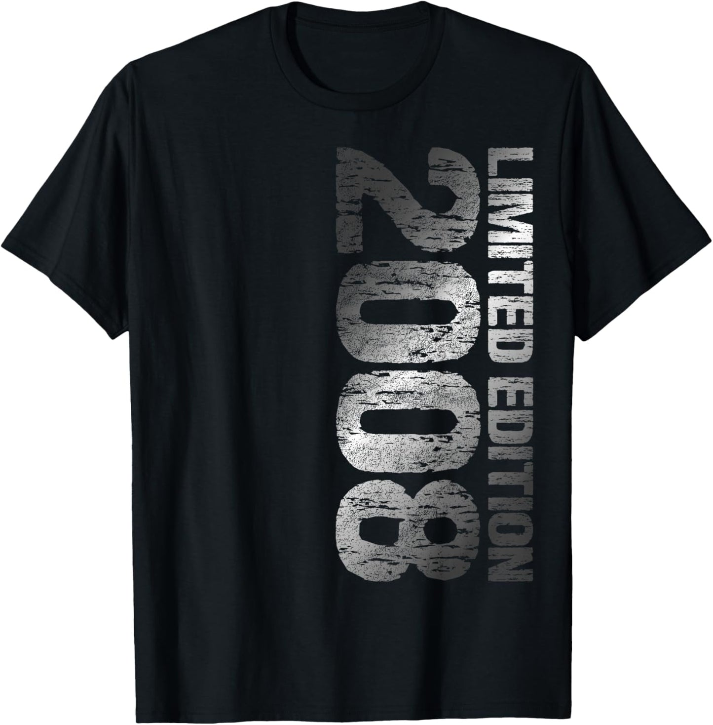 2008 Mann Frau 18. Geburtstag Limited Edition 18 T-Shirt - T-Shirt | Black