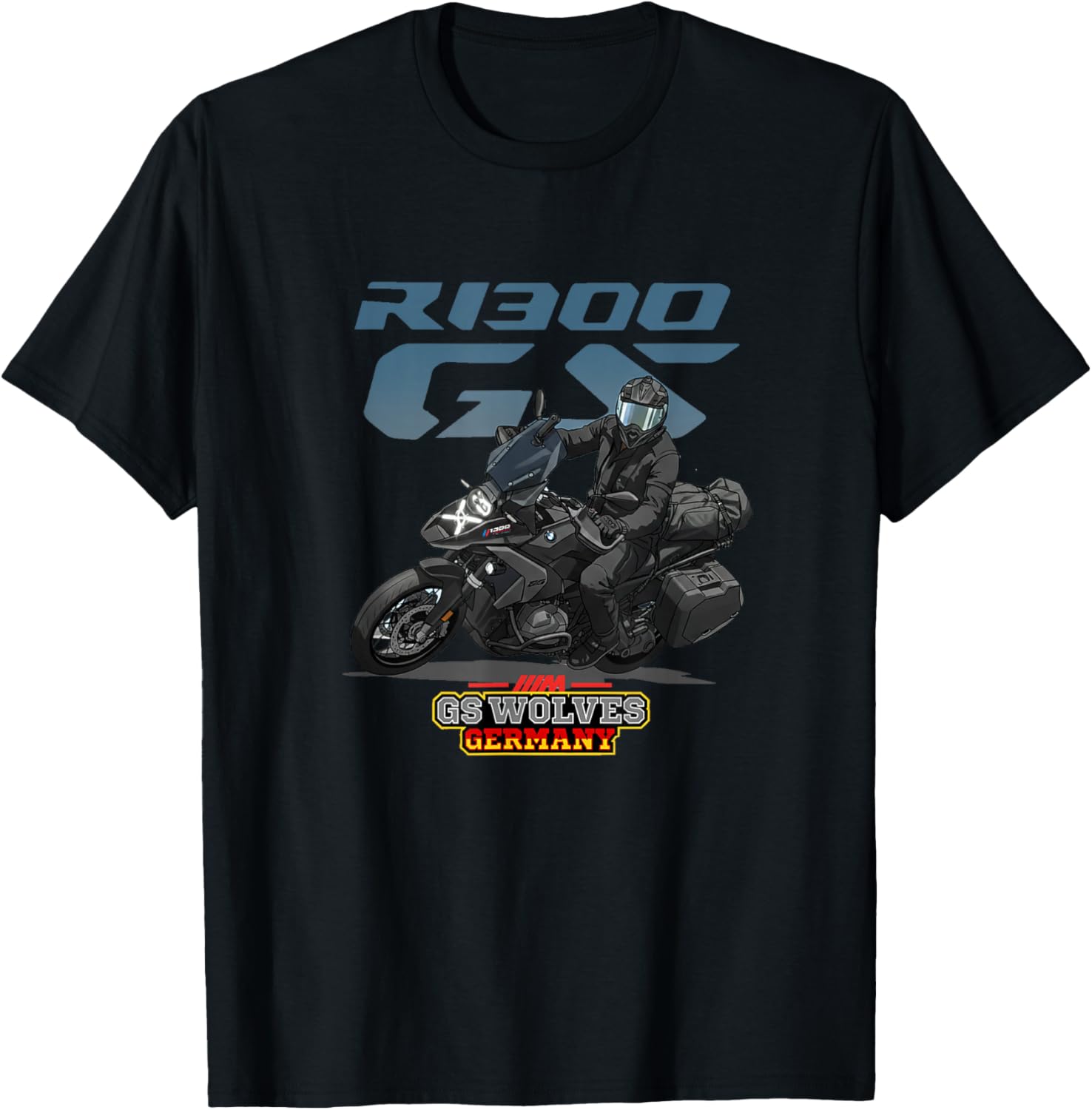 GS Wolves R 1300 T-Shirt - T-Shirt | Black