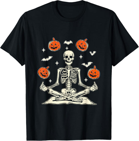 Anti Trump Skeleton Halloween T-Shirt - T-Shirt | Black