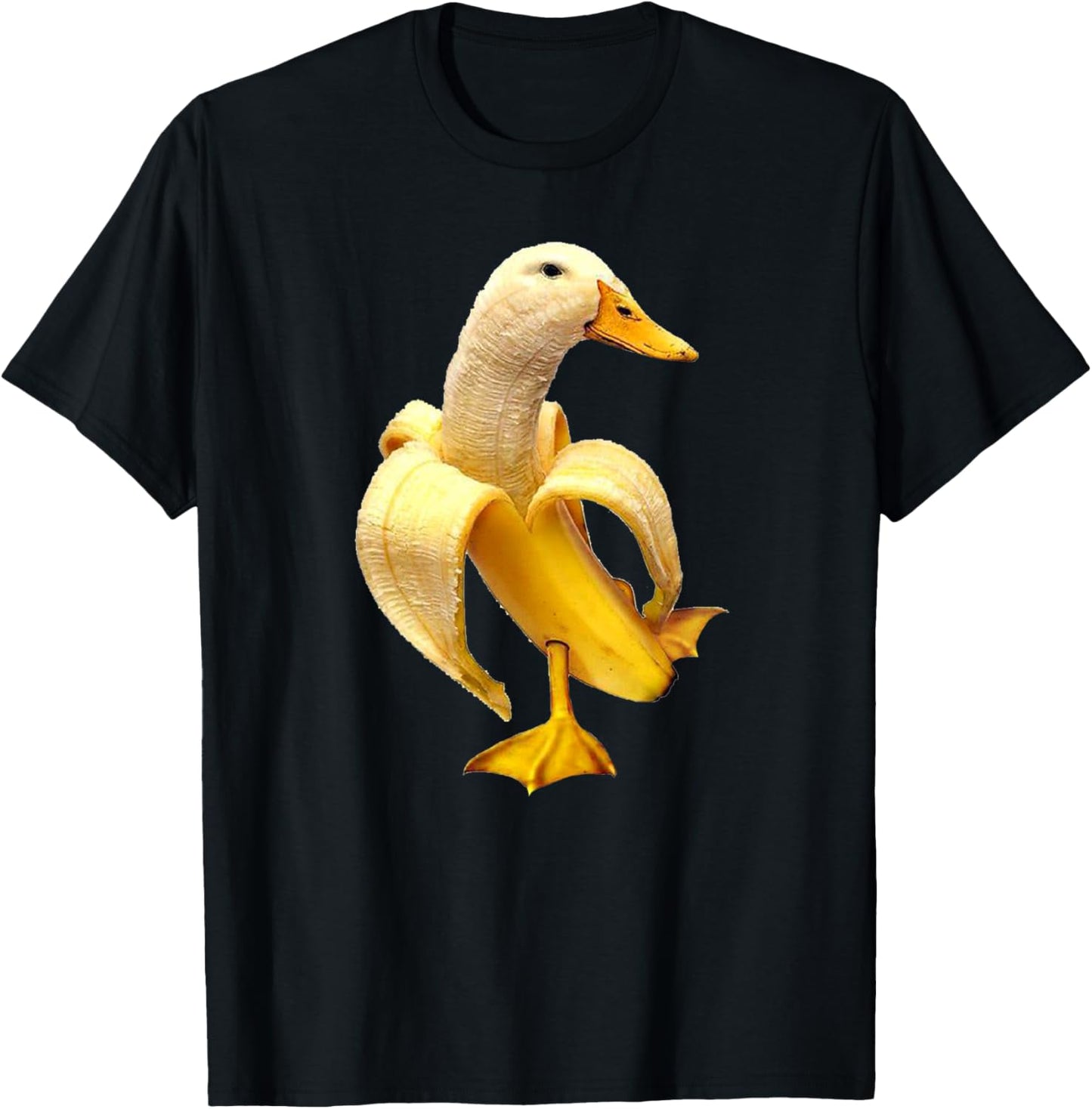 Bananen-Ente Premium T-Shirt - T-Shirt | Black