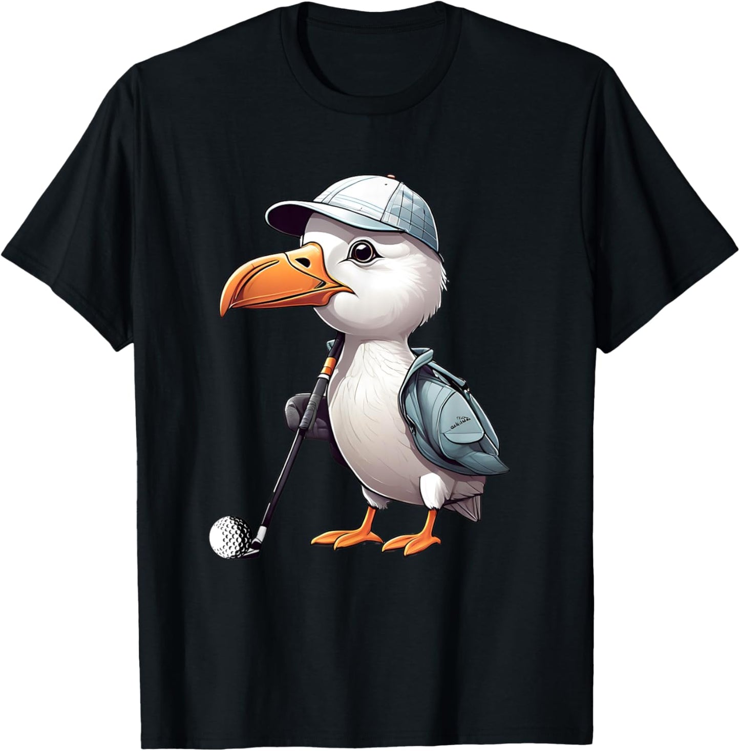 Funny Golfer Albatross Bird Golf Player Game Gift Men Women T-Shirt - T-Shirt | Black