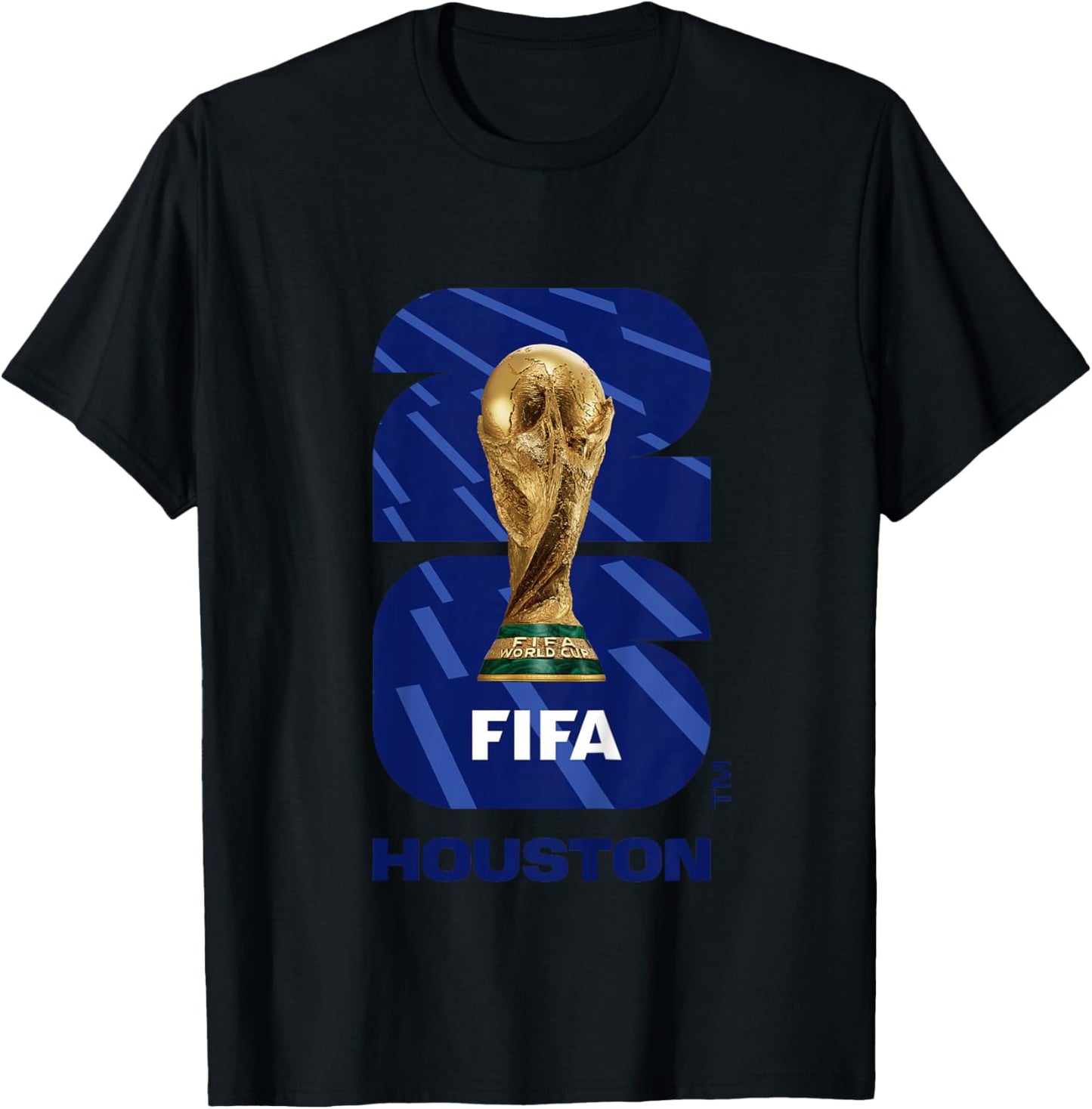 Kids FIFA World CUP26 Houston Trophy Color T-Shirt - T-Shirt | Black
