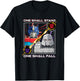 Transformers One One Shall Stand One Shall Fall Poster T-Shirt - T-Shirt | Black