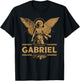 Archangel Gabriel Catholic Christianity Guardian Angel - Archangel Grabriel Christianity SteMi Apparel - -Adults - Black - Small - Short Sleeve T-Shirt - T-Shirt | Black