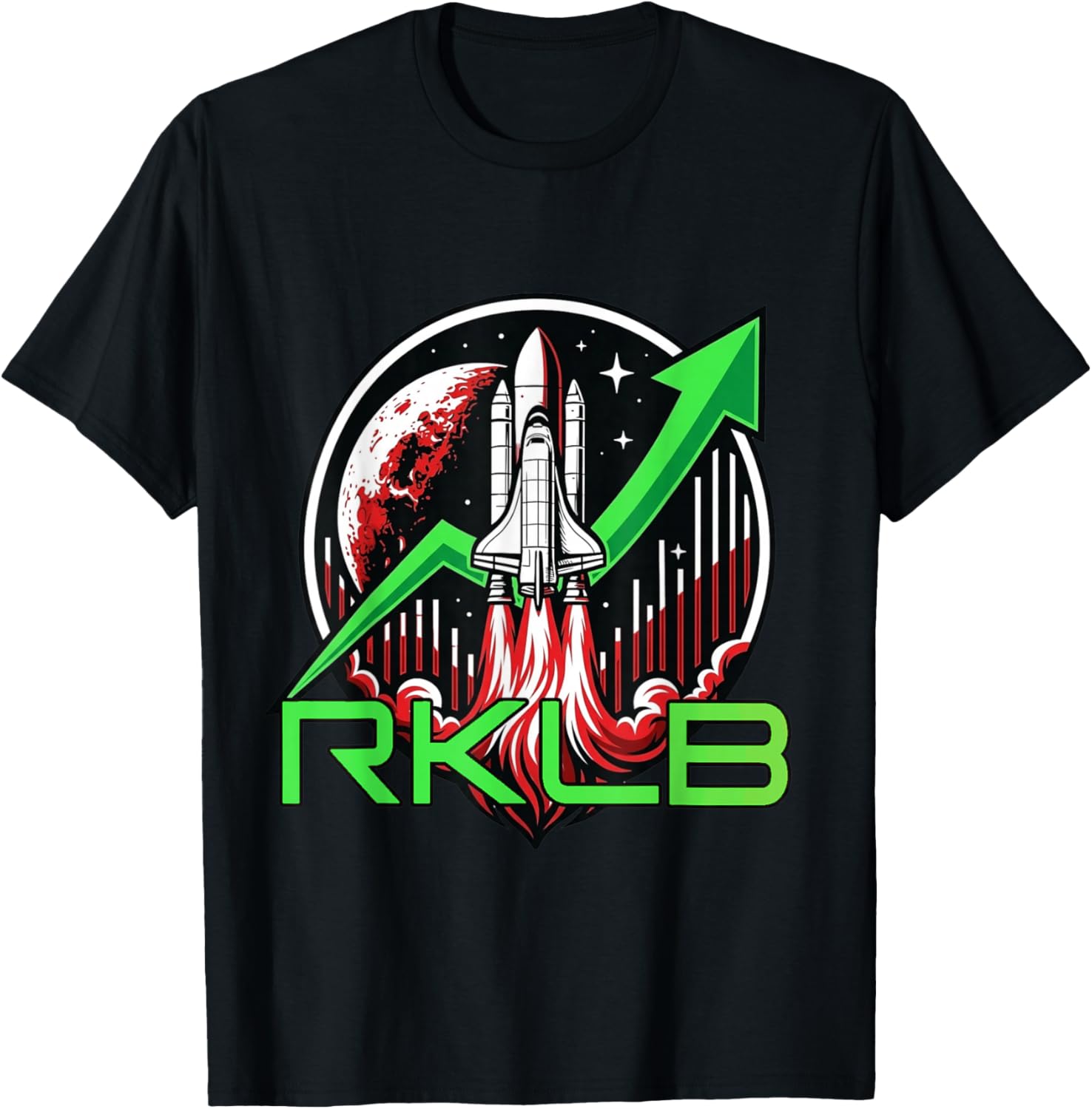 RKLB | Rocket | Lab T-Shirt - T-Shirt | Black