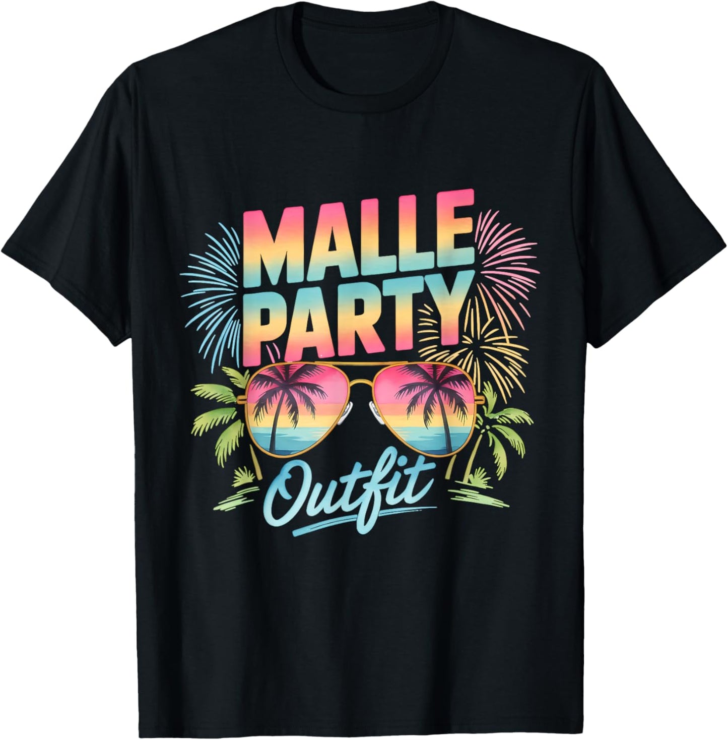 Malle Party Outfit T-Shirt - T-Shirt | Black
