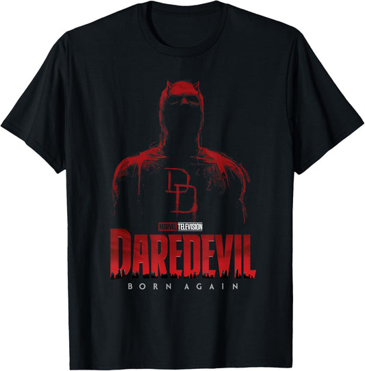 Marvel Daredevil: Born Again Season 2 The Devil Returns T-Shirt - T-Shirt | Black