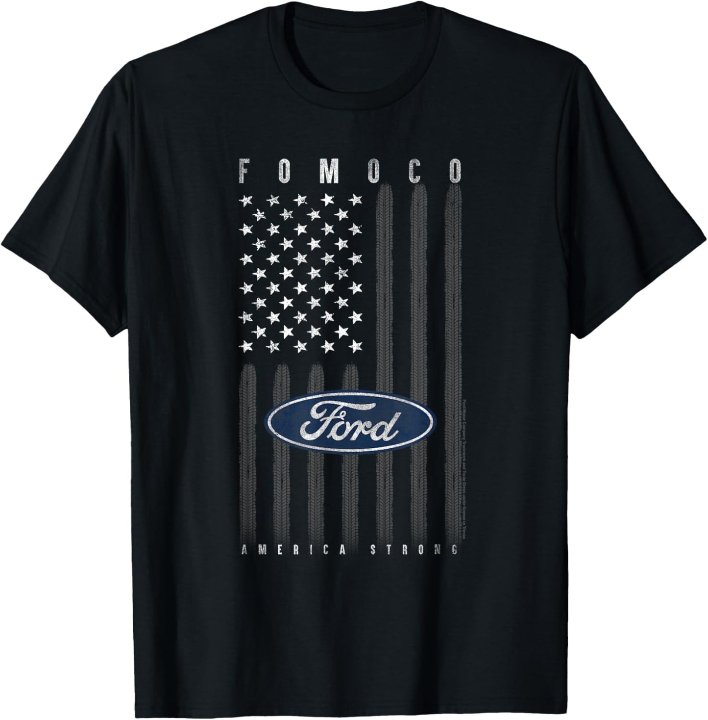 Ford USA Flag T-Shirt - T-Shirt | Black