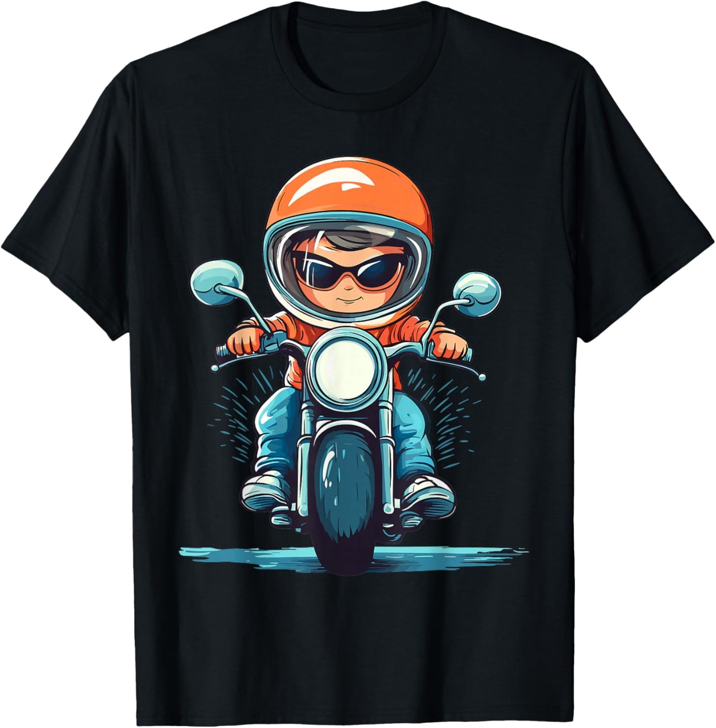 Boys Motorcycle T-Shirt - T-Shirt | Black