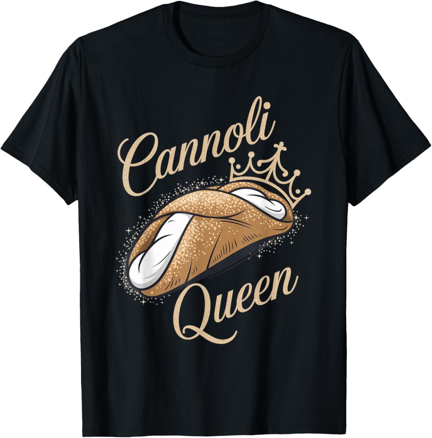 Cannoli Queen T-Shirt - T-Shirt | Black