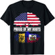 Barbados Haiti Heritage Proud of my Roots Bajan Haitian T-Shirt - T-Shirt | Black