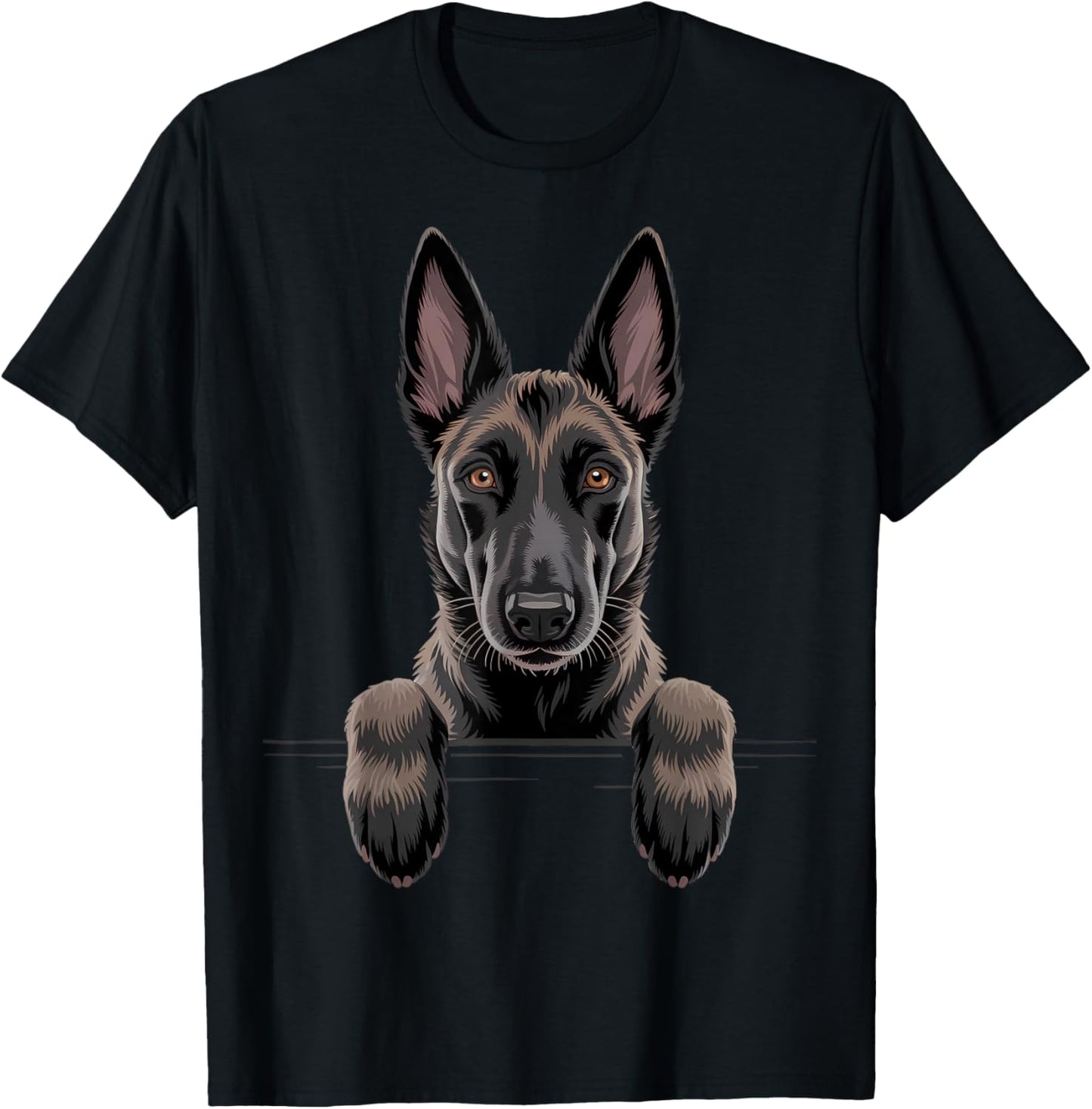 Funny Scouting Dutch Shepherd Dog Lover T-Shirt - T-Shirt | Black