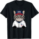 Baseball Cat Baseball Player Baseball Meme T-Shirt - T-Shirt | Black