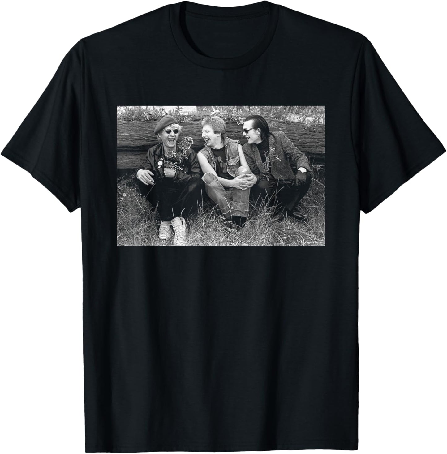 The Damned Band In Nature By Virginia Turbett T-Shirt - T-Shirt | Black