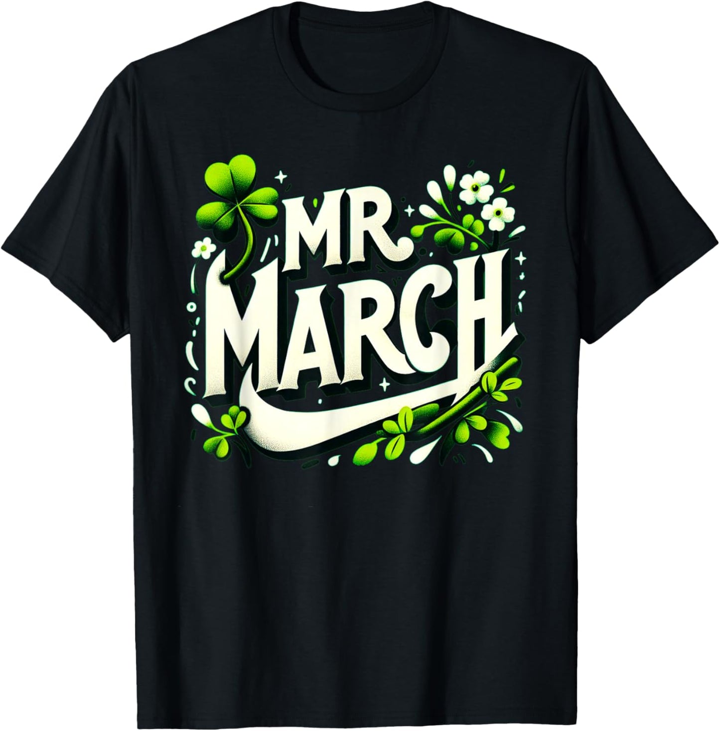 Mr. March Romantic Valentine's Birth Month T-Shirt - T-Shirt | Black