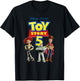 Disney and Pixar's Toy Story 5 Logo & Our Hero Trio T-Shirt - T-Shirt | Black