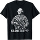 4th of July Washington Soldier Kilometer Funny Men Women T-Shirt - T-Shirt | Black