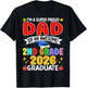 I’m A Super Proud Dad of an Awesome 2nd Grade 2026 Graduate T-Shirt - T-Shirt | Black