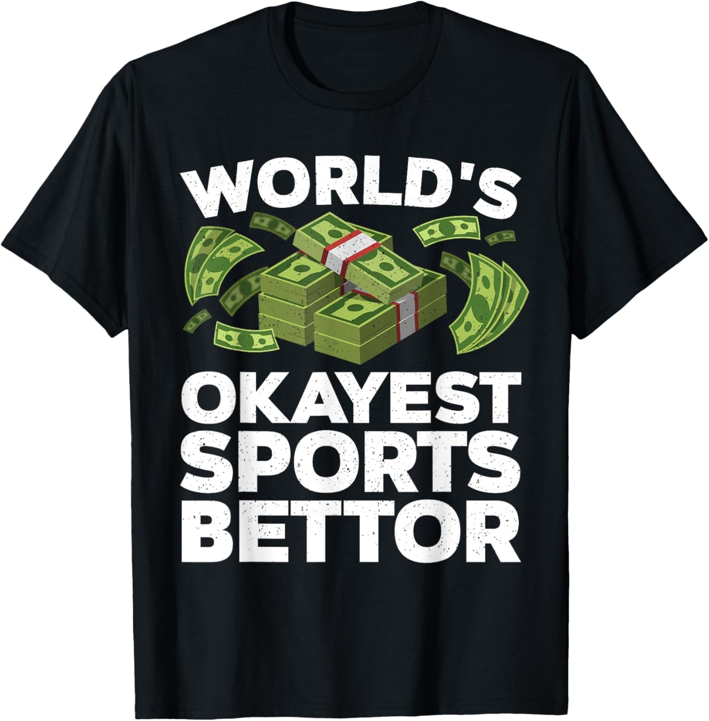 Funny Sports Betting Design Women Sports Gambler T-Shirt - T-Shirt | Black