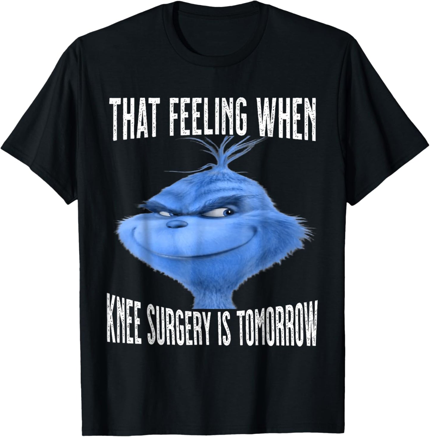 That Feeling When Knee Surgery Is Tomorrow Bird FUNNY T-Shirt - T-Shirt | Black