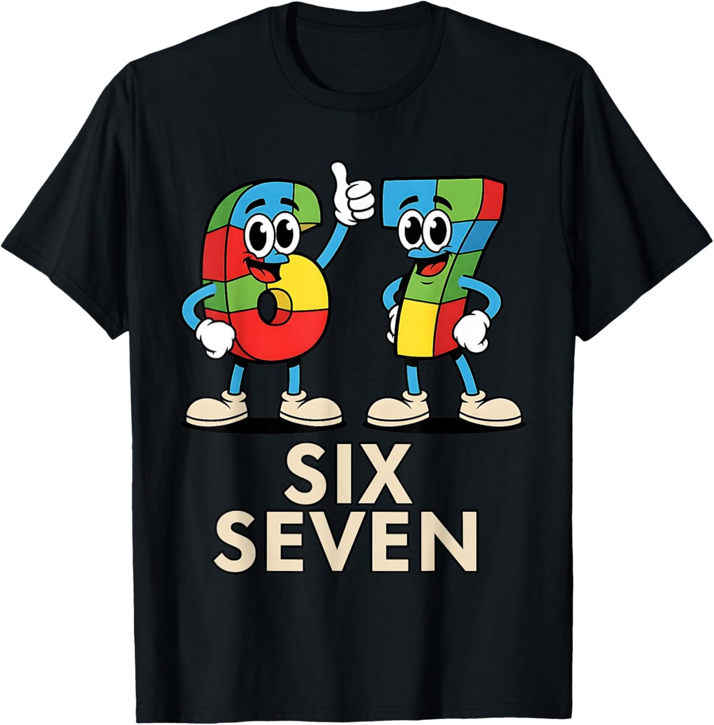 67 Italian Brain Red Funny Italian Brain Red Kids 67 Six Seven T-Shirt - T-Shirt | Black