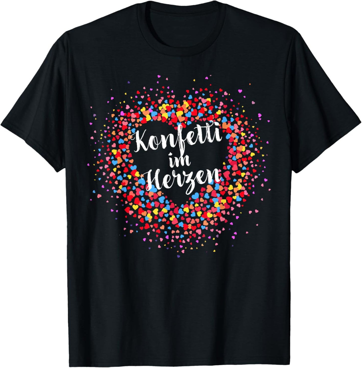 Confetti in the Heart Fancy Dress Carnival Confetti Costume Women's T-Shirt - T-Shirt | Black