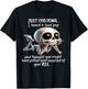 Skeleton Just Checking I Heard A Loud Pop and Thought You T-Shirt - T-Shirt | Black
