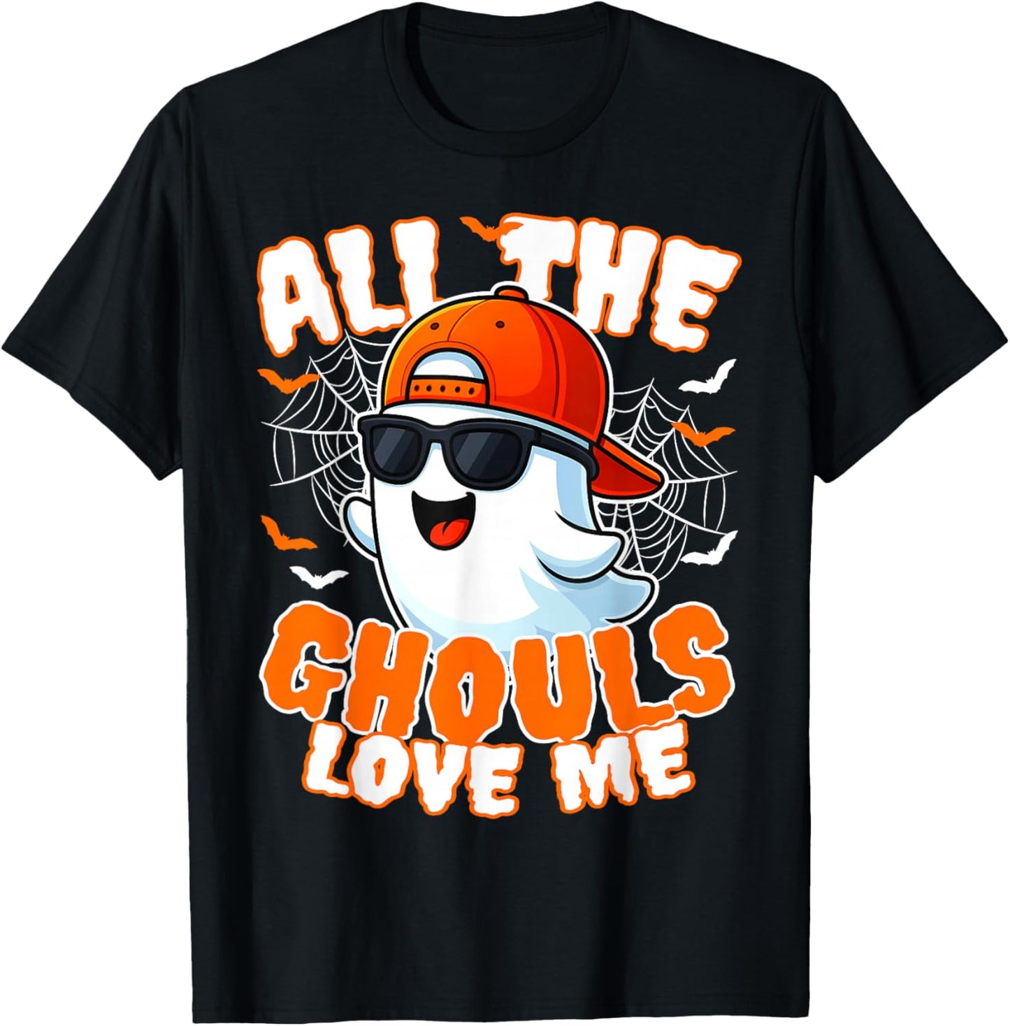 All The Ghouls Love Me Toddlers Halloween Boys Child Costume T-Shirt - T-Shirt | Black