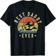 Best Daddy Ever - Retro Fist Bump Vintage Design Daddy T-Shirt - T-Shirt | Black