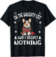 Cute Cardigan Welsh Corgi Dog Christmas On The Naughty List Women T-Shirt - T-Shirt | Black