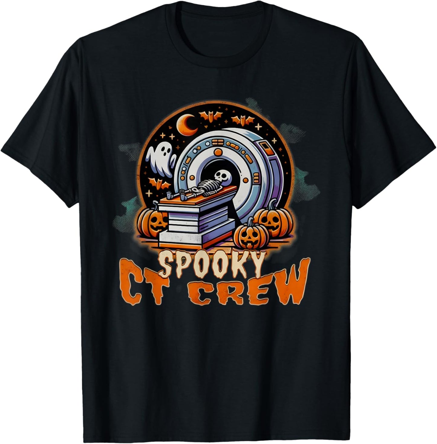 Halloween CT Tech CT Technologist Halloween Rad Tech T T-Shirt - T-Shirt | Black