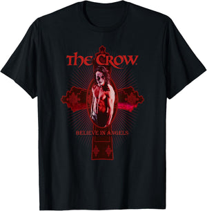 The Crow – Believe In Angels Cross T-Shirt - T-Shirt | Black