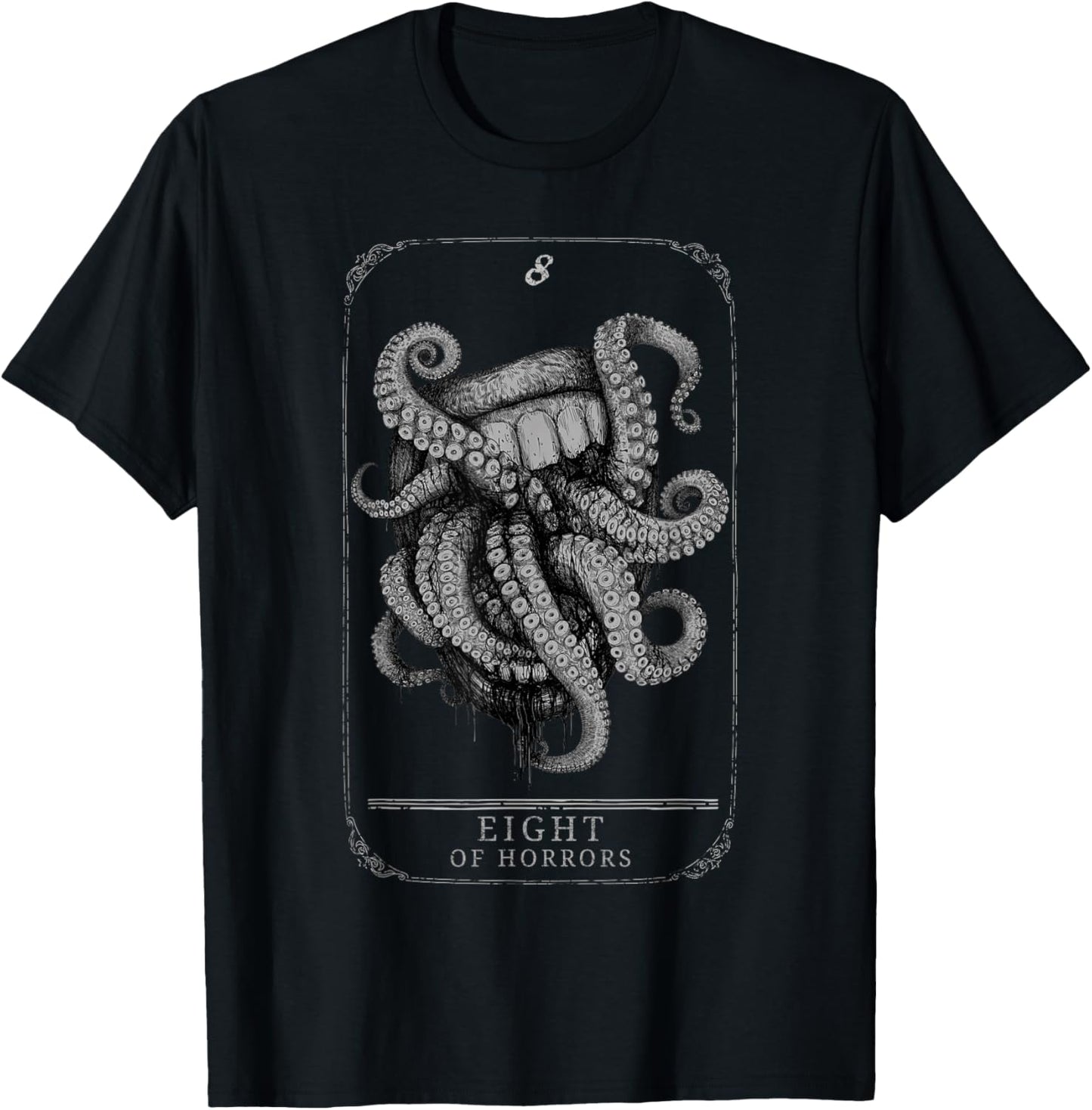 Hunt: Showdown 1896 8th Anniversary Eight of Horrors T-Shirt - T-Shirt | Black