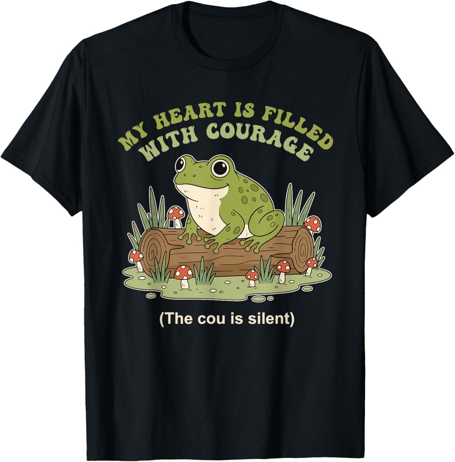 My Heart, Courage, Grammar Nerds, Writers T-Shirt - T-Shirt | Black