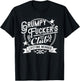Funny Grumpy Fuckers Club Lifetime Member Sarcastic T-Shirt - T-Shirt | Black