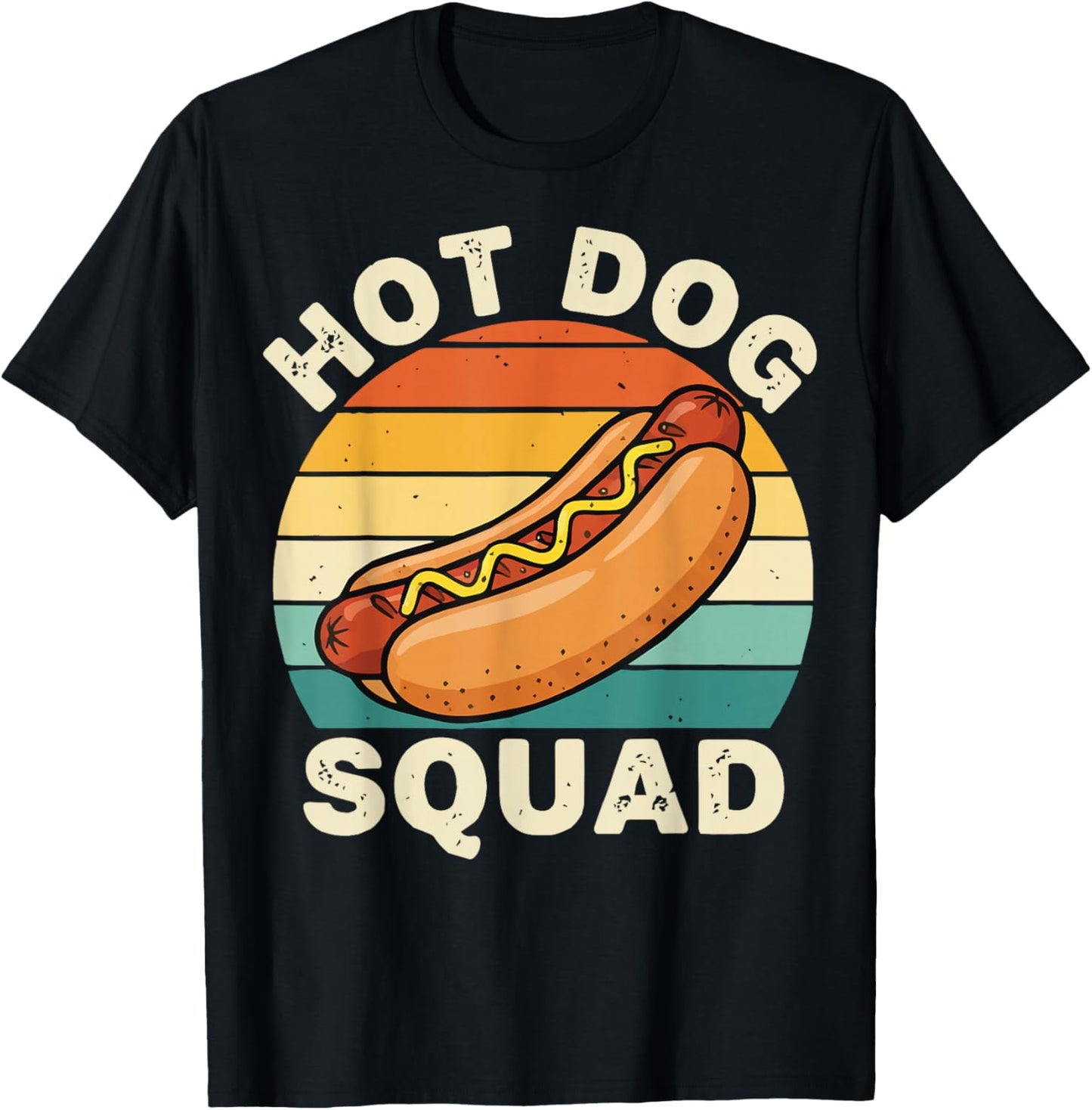 Hotdog Squad T-Shirt - T-Shirt | Black