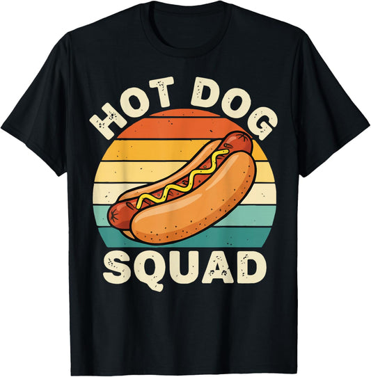Hotdog Squad T-Shirt - T-Shirt | Black