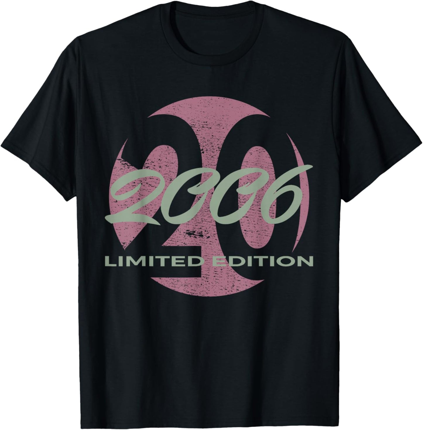 20th Birthday Man Woman 20 Years 2006 Funny Gift T-Shirt - T-Shirt | Black