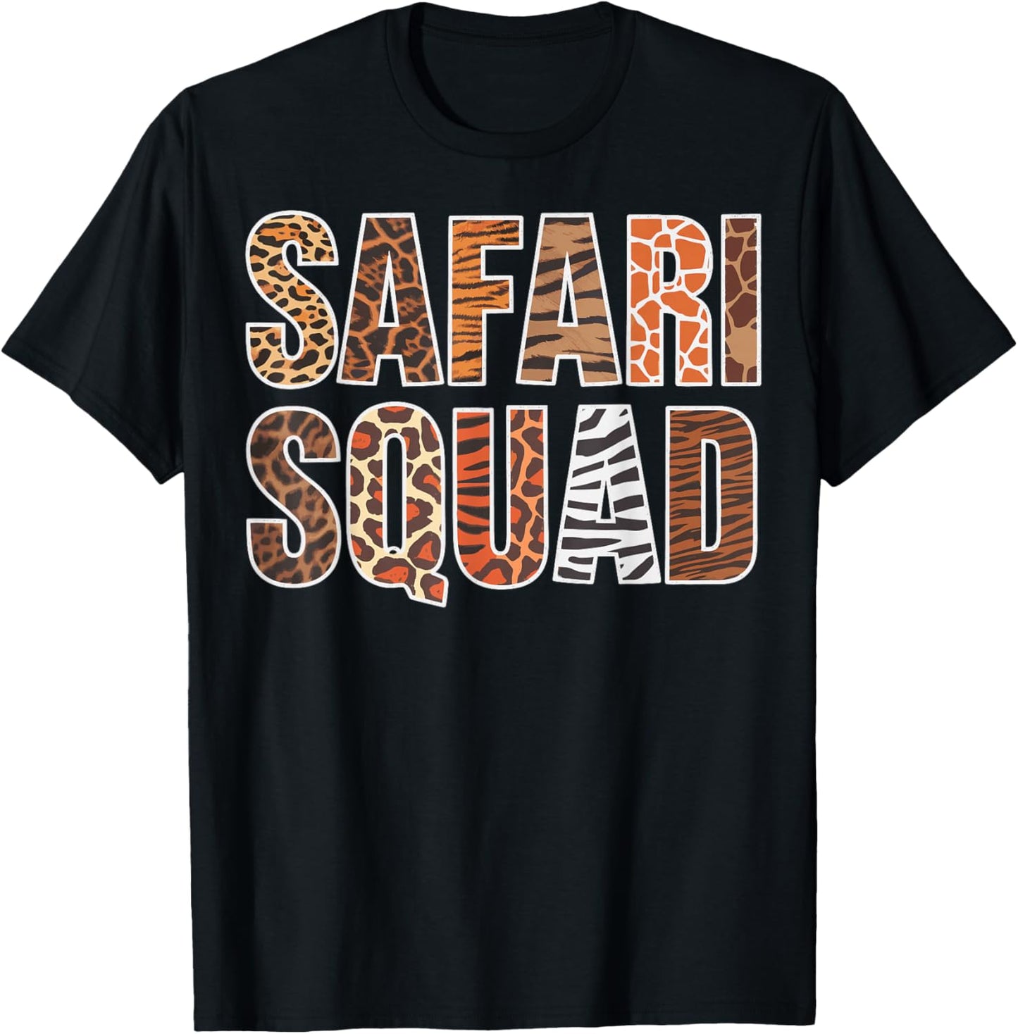 Safari Squad T-Shirt - T-Shirt | Black