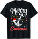 Merry Cruisemas Ugly Christmas Sweater Cruise Ship T-Shirt - T-Shirt | Black