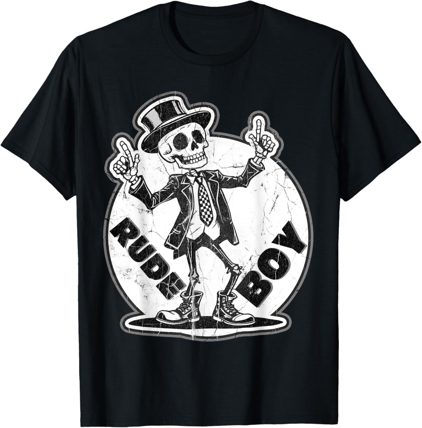 Traditional Oi Skinhead Punk-Rock T-Shirt - T-Shirt | Black