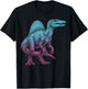 Spinosaurus Illustration Dinosaur Kids T-Shirt - T-Shirt | Black