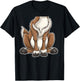 Funny Reindeer Adult Kids Men Women Brown Deer Costume T-Shirt - T-Shirt | Black