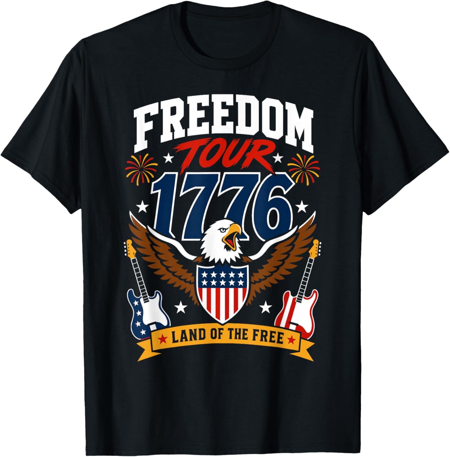 250 Years American 250th Anniversary USA Patriotic 4th July T-Shirt - T-Shirt | Black