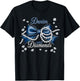 Denim and Diamonds Bow Western Cowgirl Ladies Girls Women T-Shirt - T-Shirt | Black